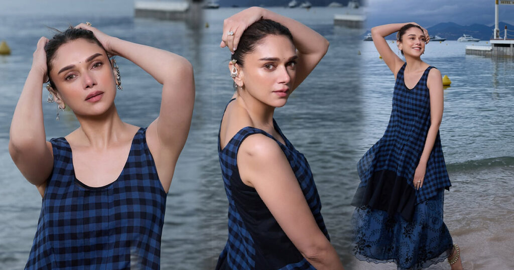 Aditi Rao Hydari blossoms beautifully in Blue
