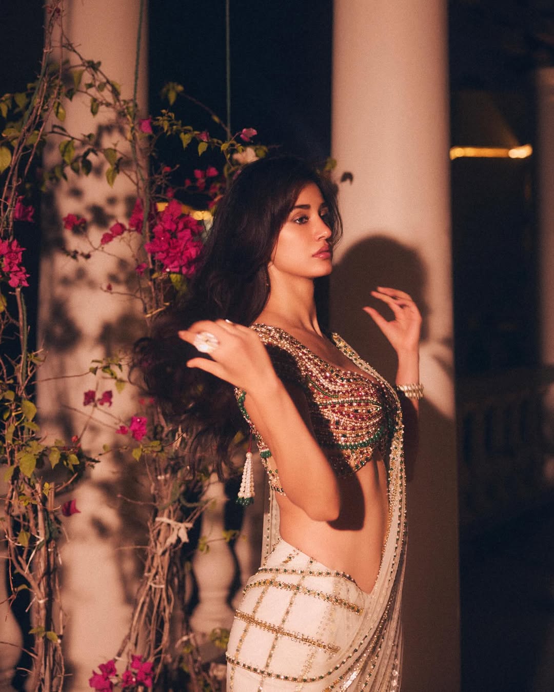 Disha Patani's Ethereal Saree Moment