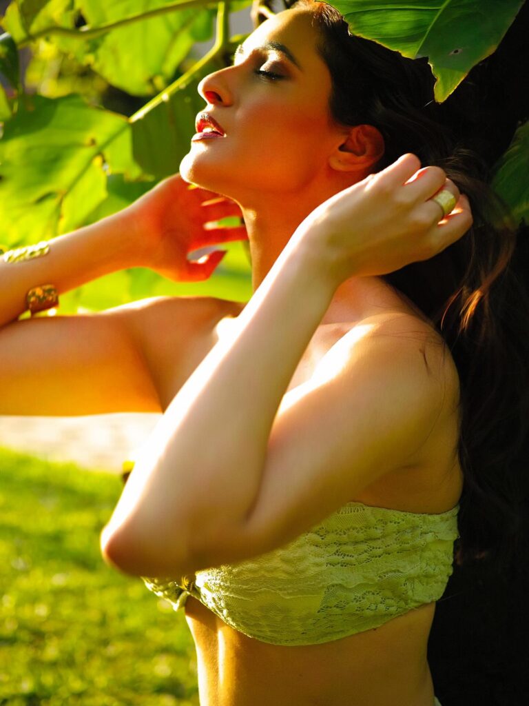 Pragya Jaiswal's Sunlit Green Dream