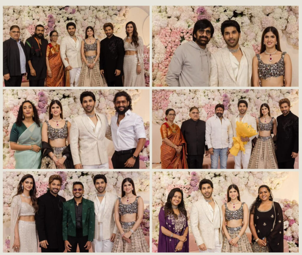 Celebraties at AlluSirish Pre-wedding Reception