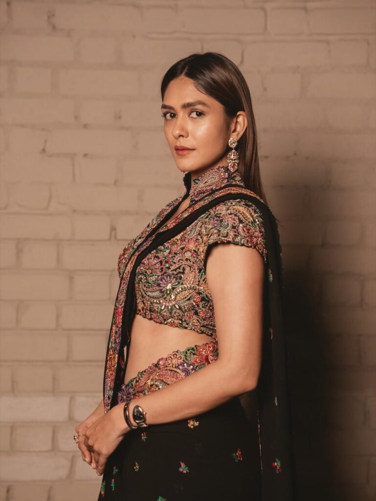 Mrunal Draped in Desi Magic
