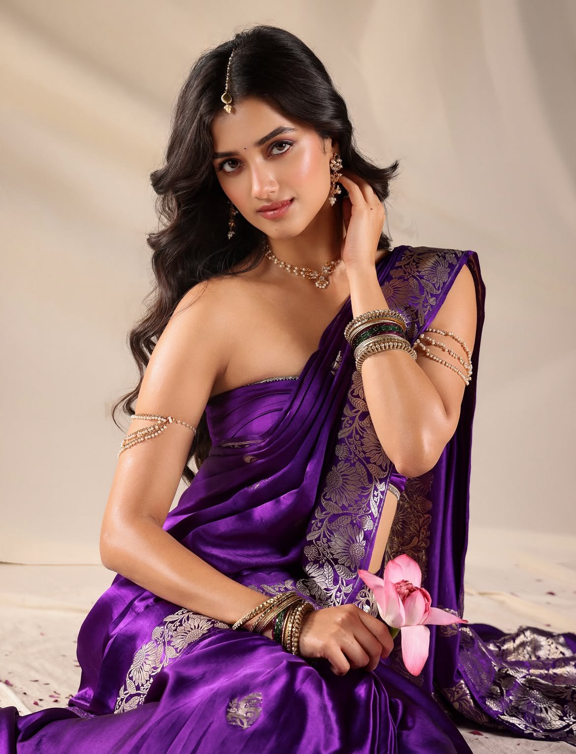 Bhagyashree in Traditional wear