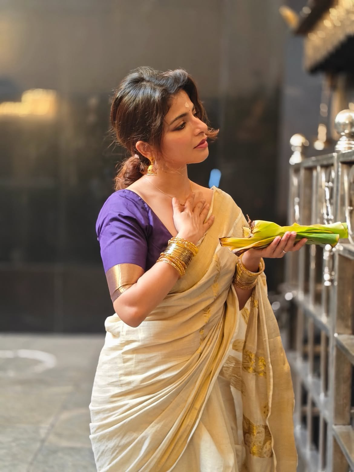 Ishwarya menon temple attraction