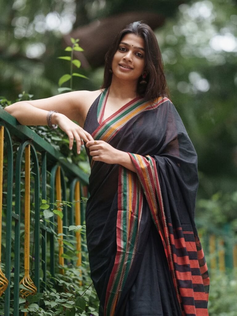 ananthika snapped in her native attire