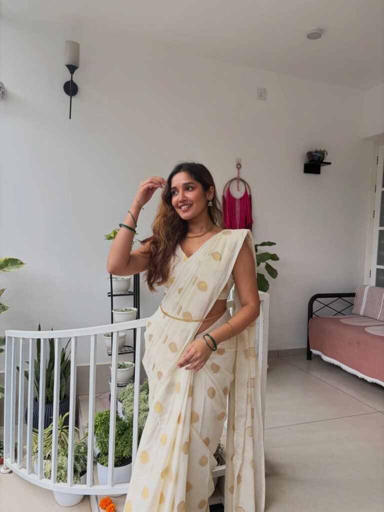 anika celebrating onam