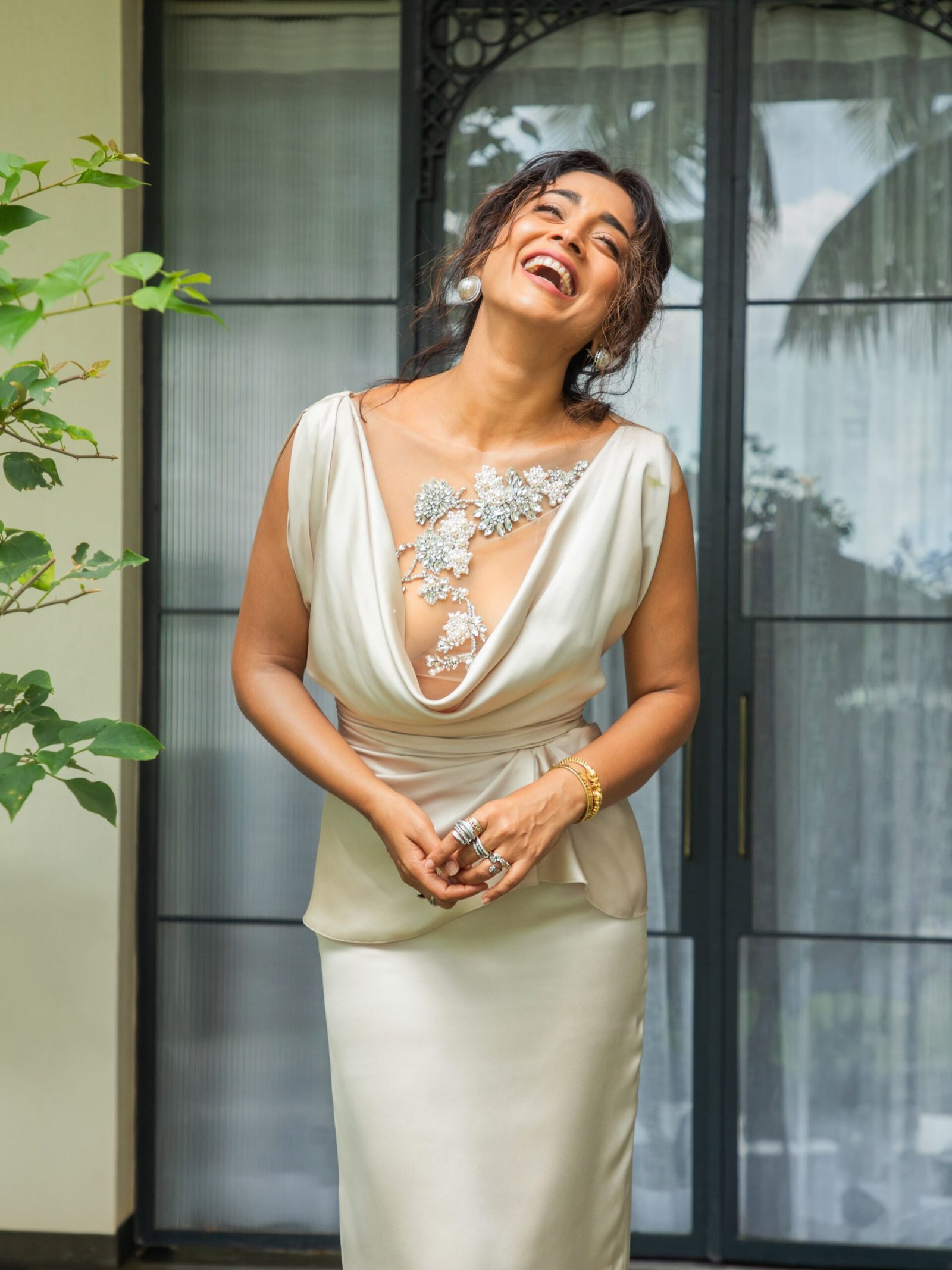 Shriya saran in trendy look