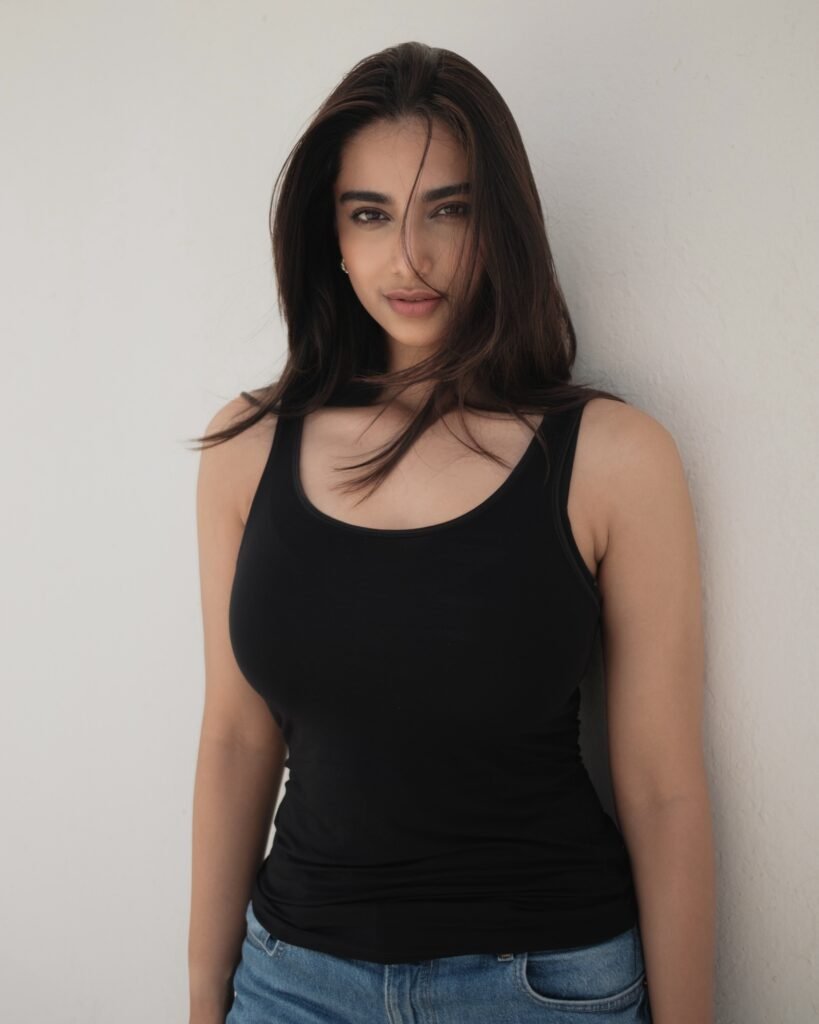 Meenakshi chaudhary in stunning black